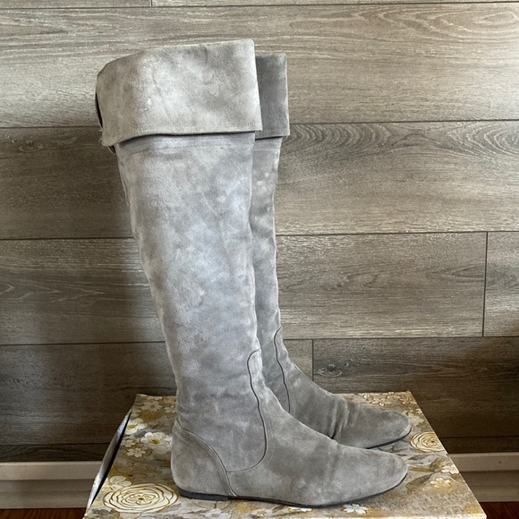 Cole Haan Shoes - Cole Haan Suede Knee High Leather Boots